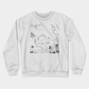 Forest Lizard Crewneck Sweatshirt